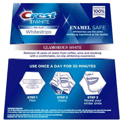 Crest 3D White Luxe Whitestrips Glamorous White 4 тона 1/2 курса — изображение 3