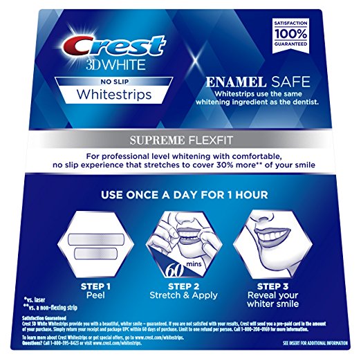Crest 3D White Luxe Whitestrips Supreme FlexFit 6 тонов — изображение 2
