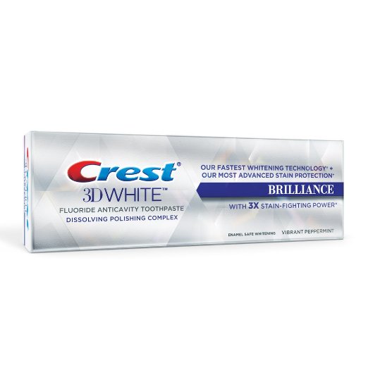 Отбеливающая зубная паста Crest 3D White Brilliance Mint