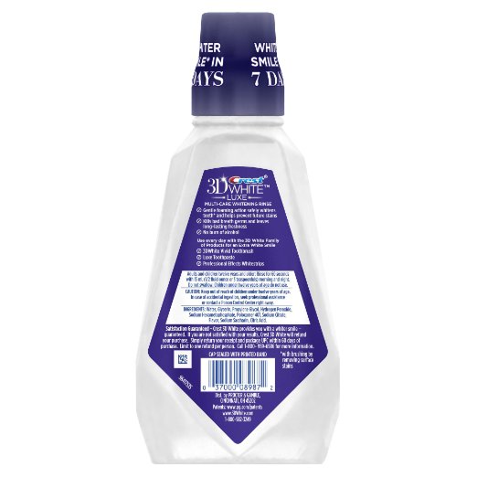 Ополаскиватель Crest 3D White Luxe Glamorouse White 946 ml — изображение 2
